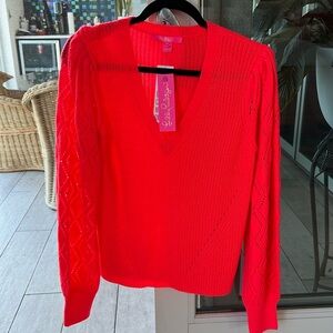 Lovely light weight sweater. V neck